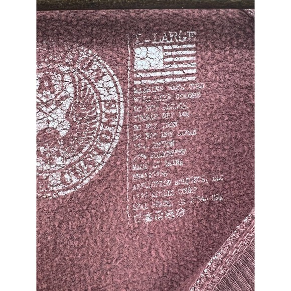 Affliction Live Fast Motorcycles Sweatshirt Women's Size XL Brown/Mauve - Picture 3 of 6